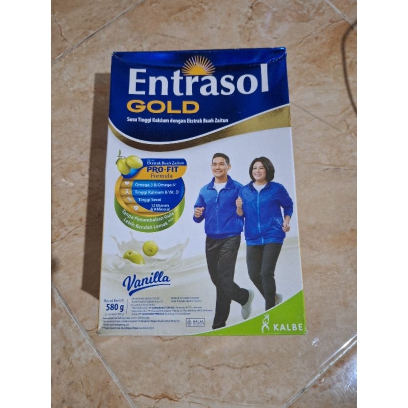 

ENTRASOL GOLD Vanilla 580g(free gift menarik)