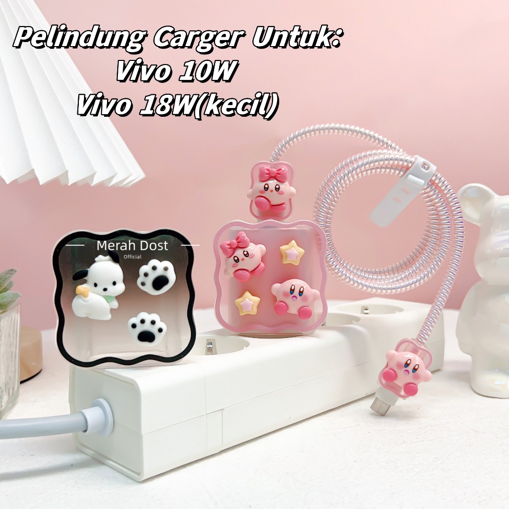 KODE X67U Pelindung Kabel Carger Vivo 1W  18W Pelindung Adaptor Pelindung Kepala Carger Pelindung Ka