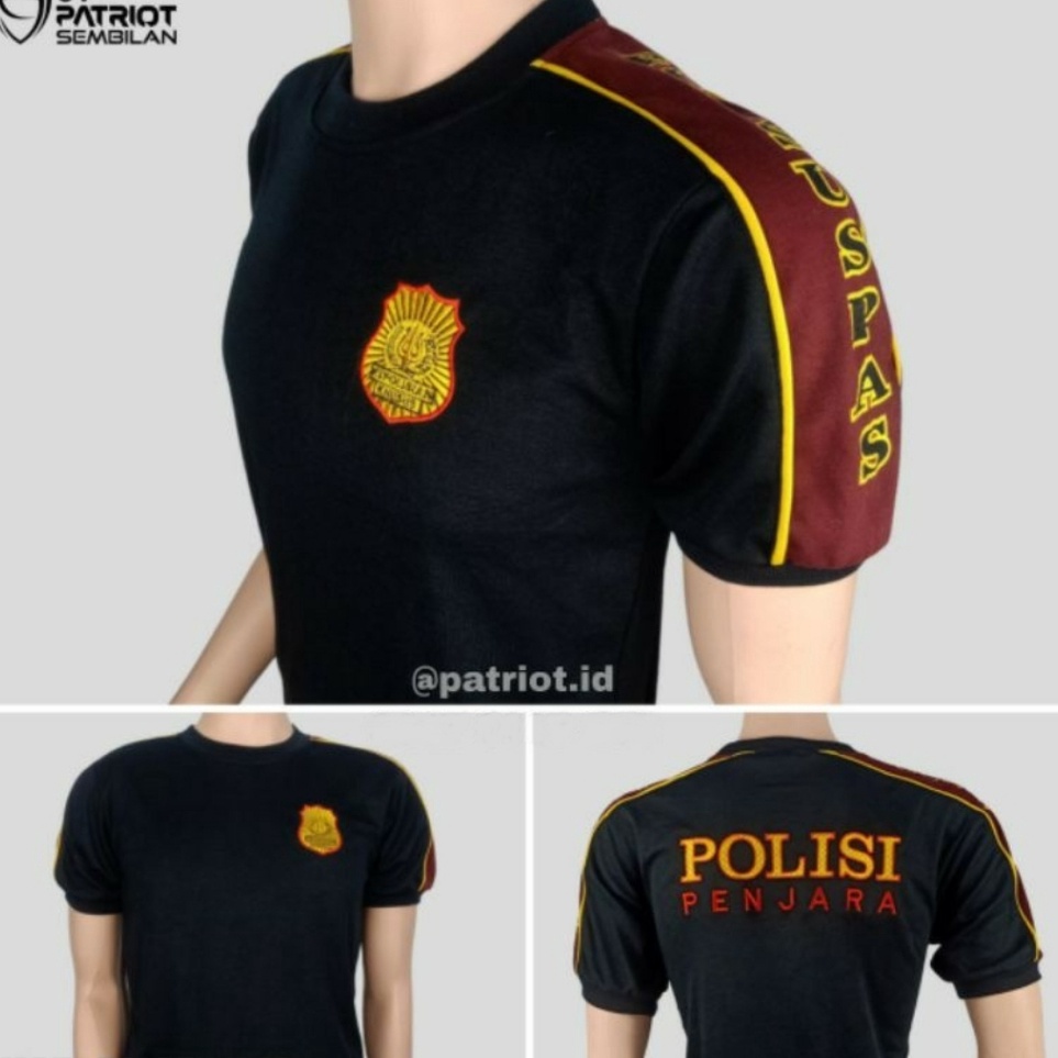 KODE D1B KAOS DALAMAN HITAM  ABU POLPEN POLSUSPAS KEMENKUMHAM