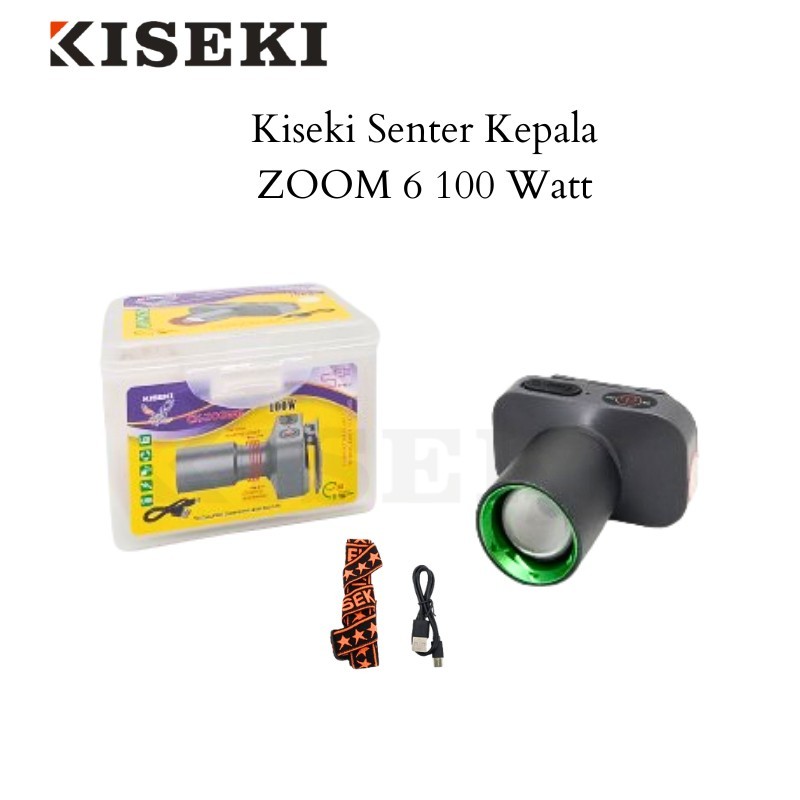 Kiseki Senter Kepala Zoom RechargePro dengan USB-C 1000W Fokus & Penyebaran Zoom
