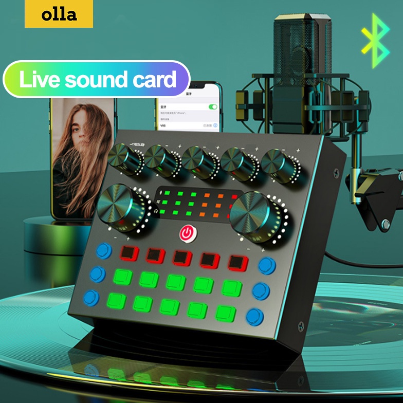 OllaV8S SoundCard Bluetooth Audio Usb External  SoundCard v8 plus y V8F9