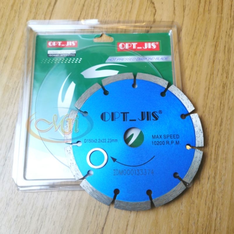 Mata Pisau Potong Keramik Granit 6 Inch OPT Diamond Wheel 6 Inch Mata Gerinda Potong Marmer Keramik 