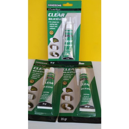

SPESIAL AWAL TAHUN lem kaca lem silikon silicon 35gram