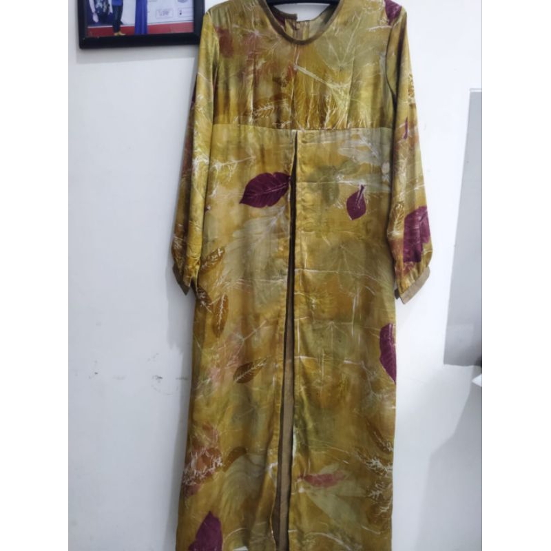 Gamis EcoPrint Sutra Singspur