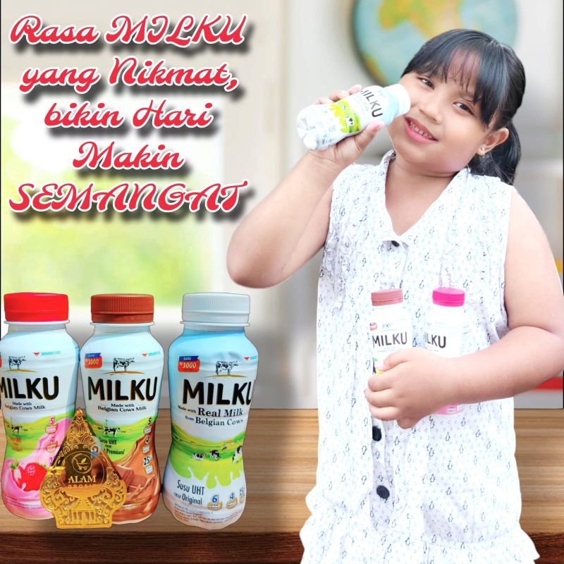 

1 Slop Full Susu UHT Milku All Varian Rasa 200ml, 1 slop isi 12 pcs