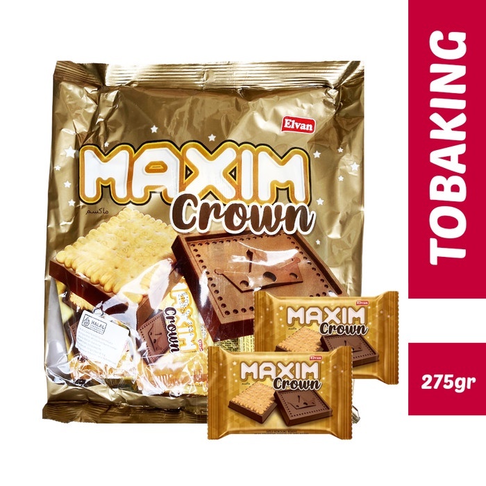 

ELVAN MAXIM CROWN CHOCOLATE BISCUITS - BISKUIT COKELAT