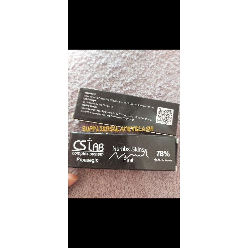 Anastesi Sulam 100% Ampuh Kebas kebal Import langsung ORIGINAL CsLab KOREA ORI JAMIN