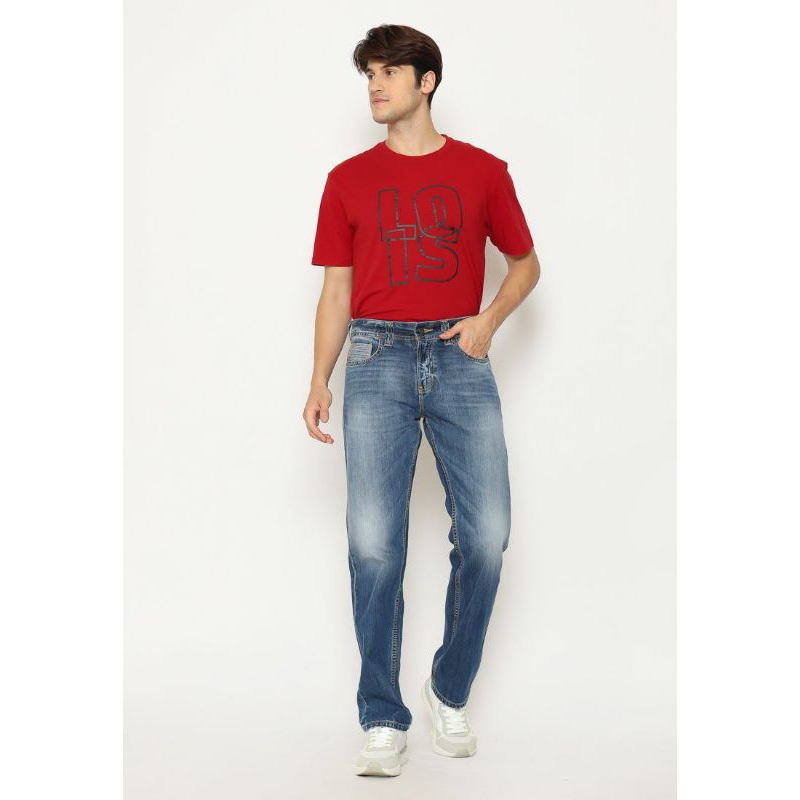 CFS 082 D CELANA PANJANG JEANS FASHION STRAIGHT LOIS ORIGINAL