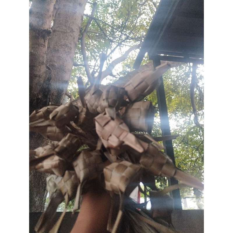 

kulit ketupat mini lebaran kering