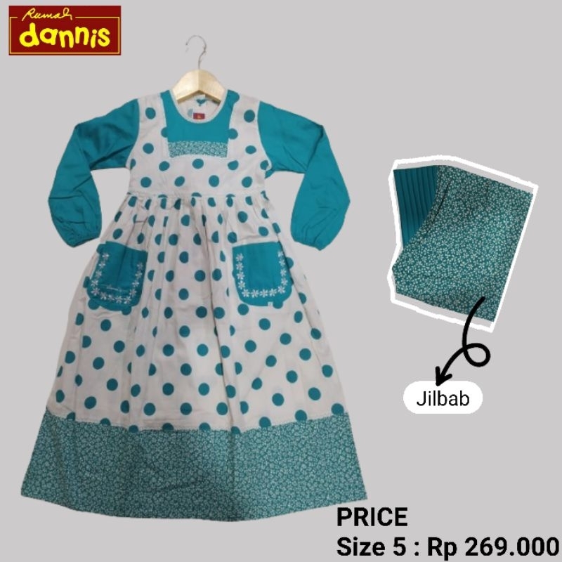 Dannis Gamis Anak Ukuran 5 Busana Muslim Anak Perempuan