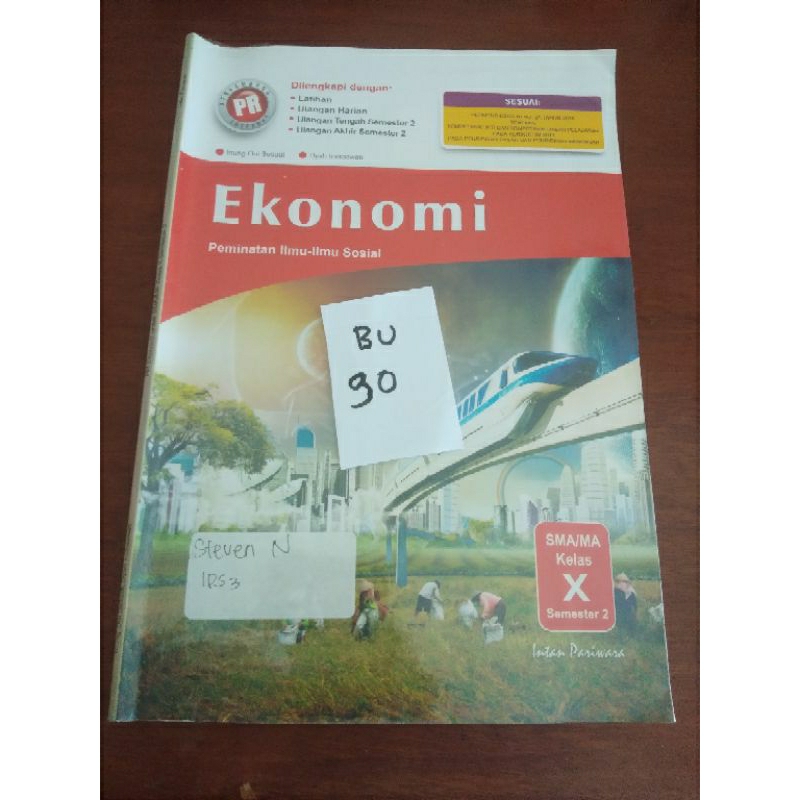 

EKONOMI PEMINATAN ILMU-ILMU SOSIAL UNTUK SMA/SMK KELAS X (BU90)