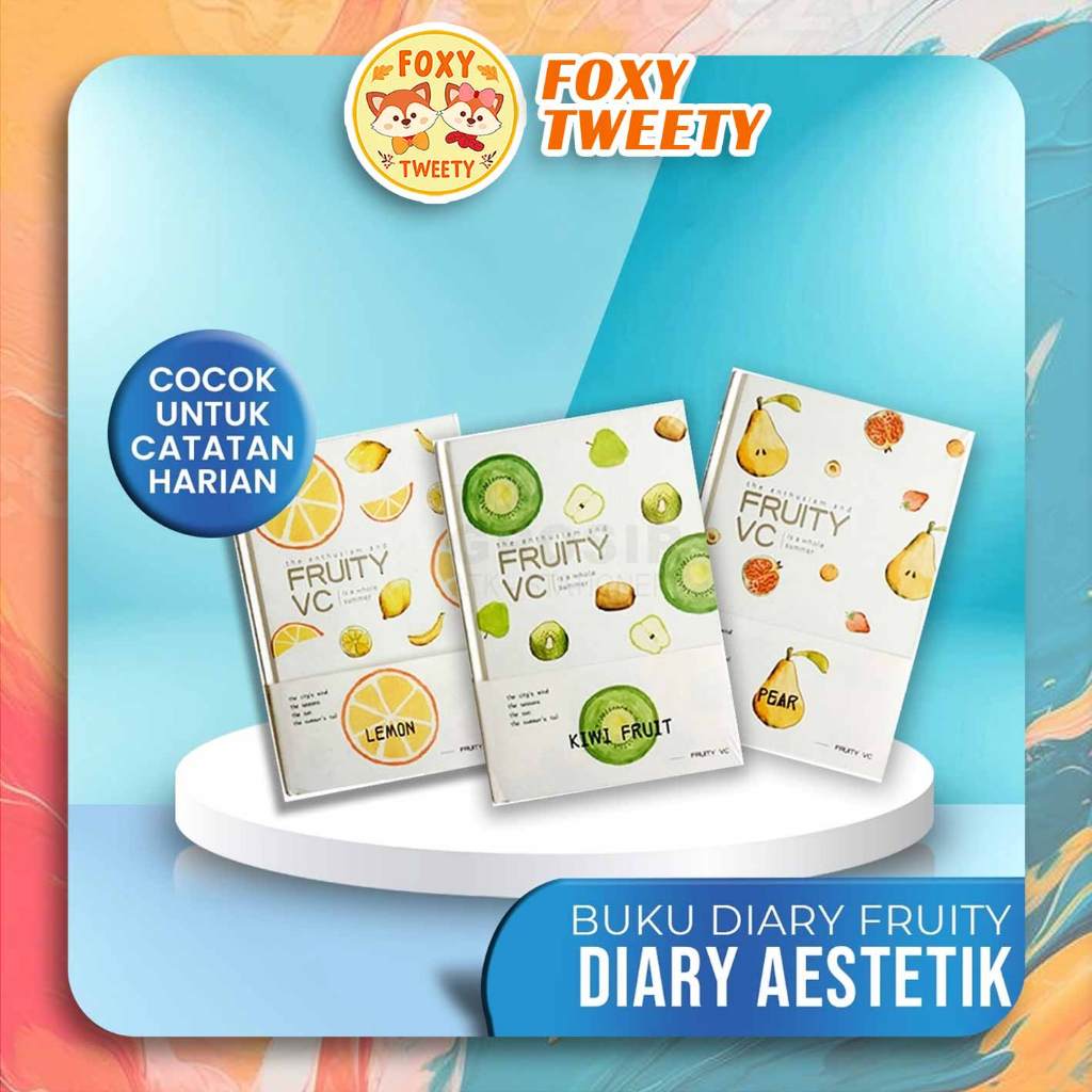 

BUKU TULIS NOTEBOOK DIARY FRUITY