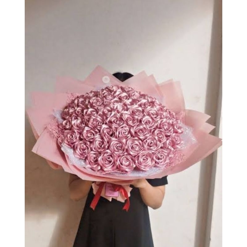 

buket pita satin