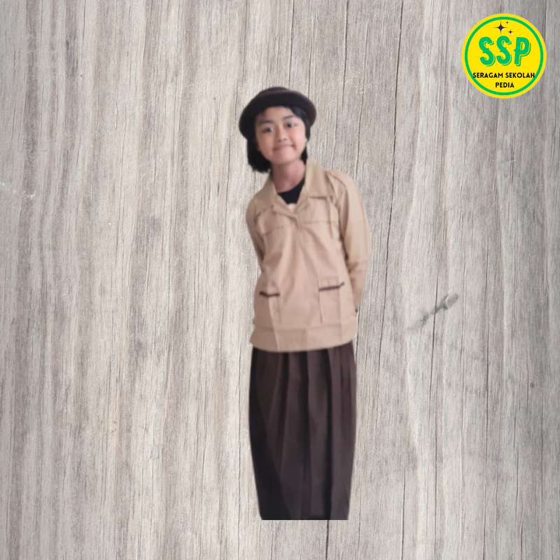 Setelan Seragam Pramuka Siaga Putri