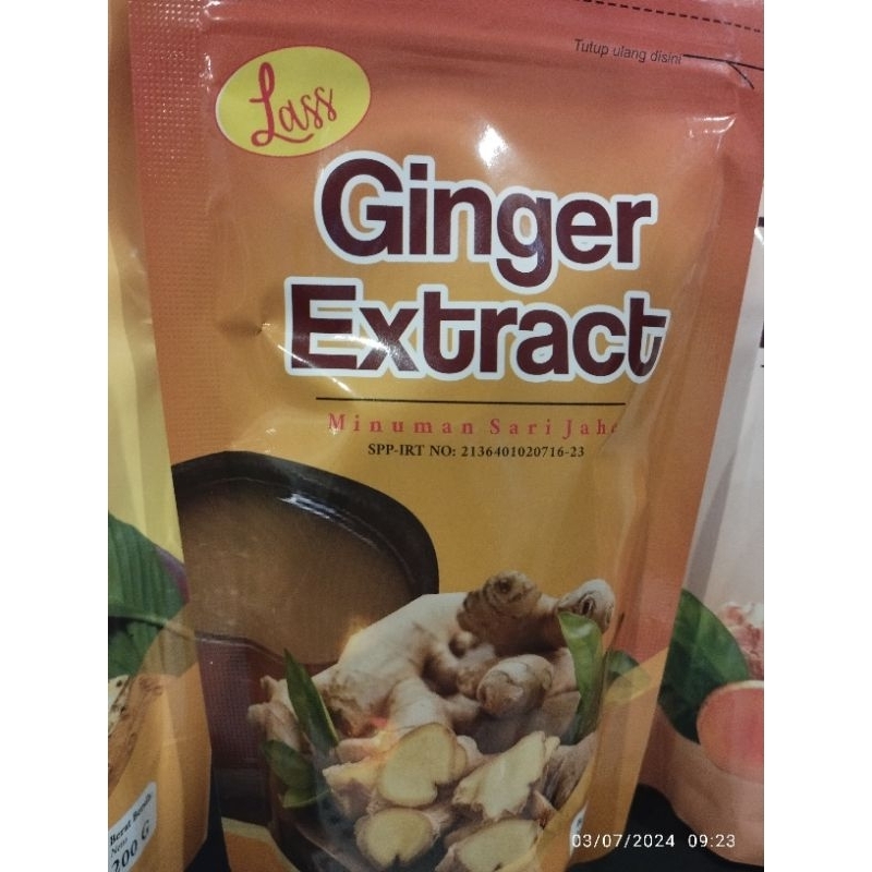 

Ginger Extract /sari jahe merah