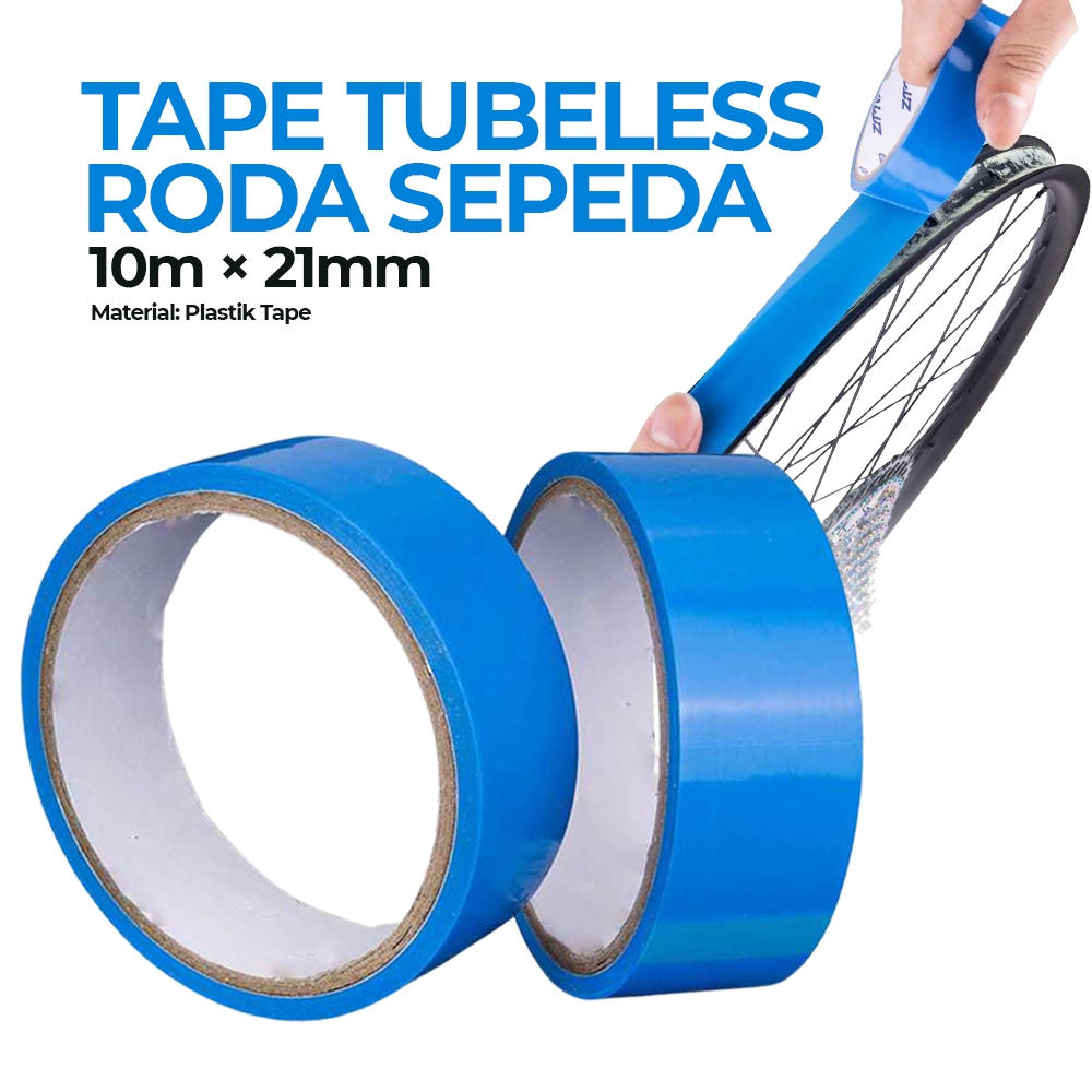 Tape Tubeless Roda Sepeda MTB Roadbike 21 25 31 MM x 10 M / Tape Tubeless Roda Sepeda MTB Road Bike 