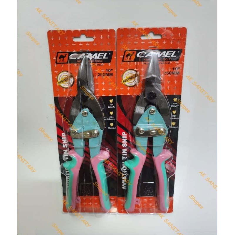 Gunting Baja Ringan 10" CAMEL / Gunting Seng / Baja Ringan 10" CAMEL