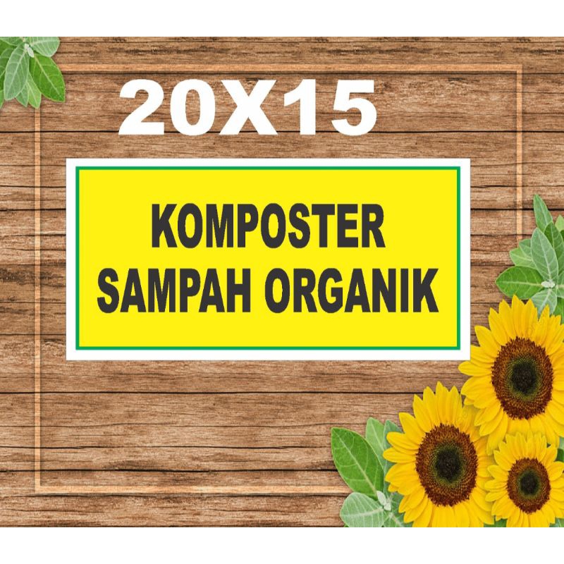 

STIKER KOMPOSTER SAMPAH ORGANIK