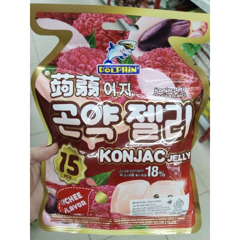 

KONJAC JELLY Captain dolphin - Konjac Jeli - Jelly rasa buah