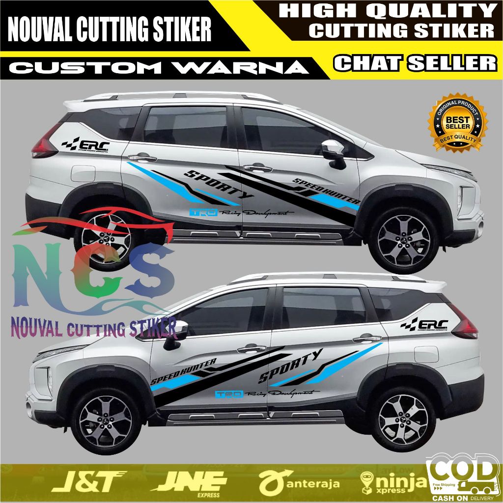 NEW Stiker Mobil Xpander Cross Striping Sticker Mobil Mitsubishi Xpander Cross