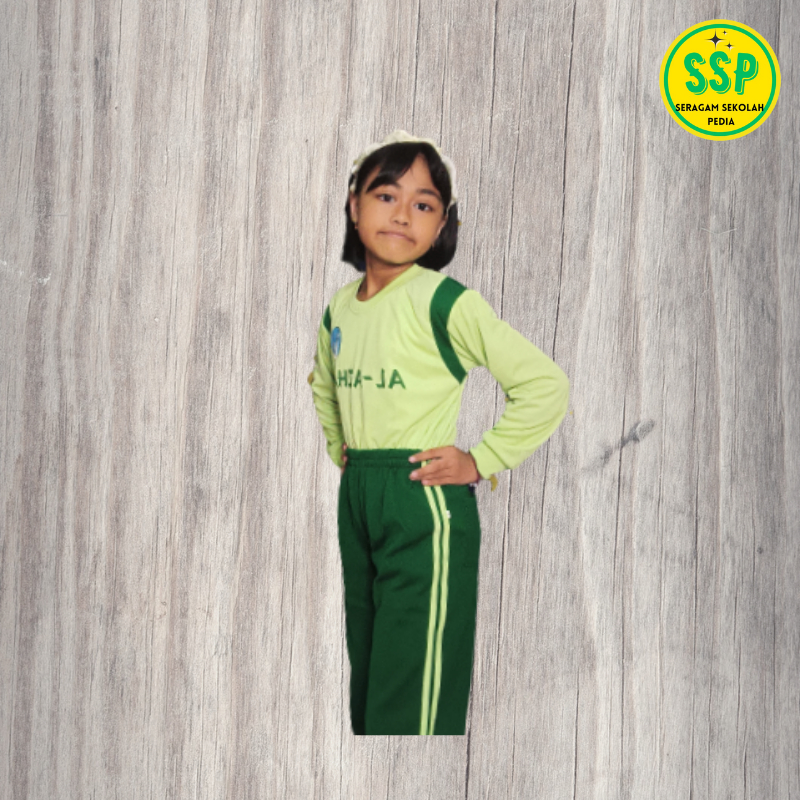 Setelan Seragam Olahraga Sd Al-Azhar Lengan Panjang