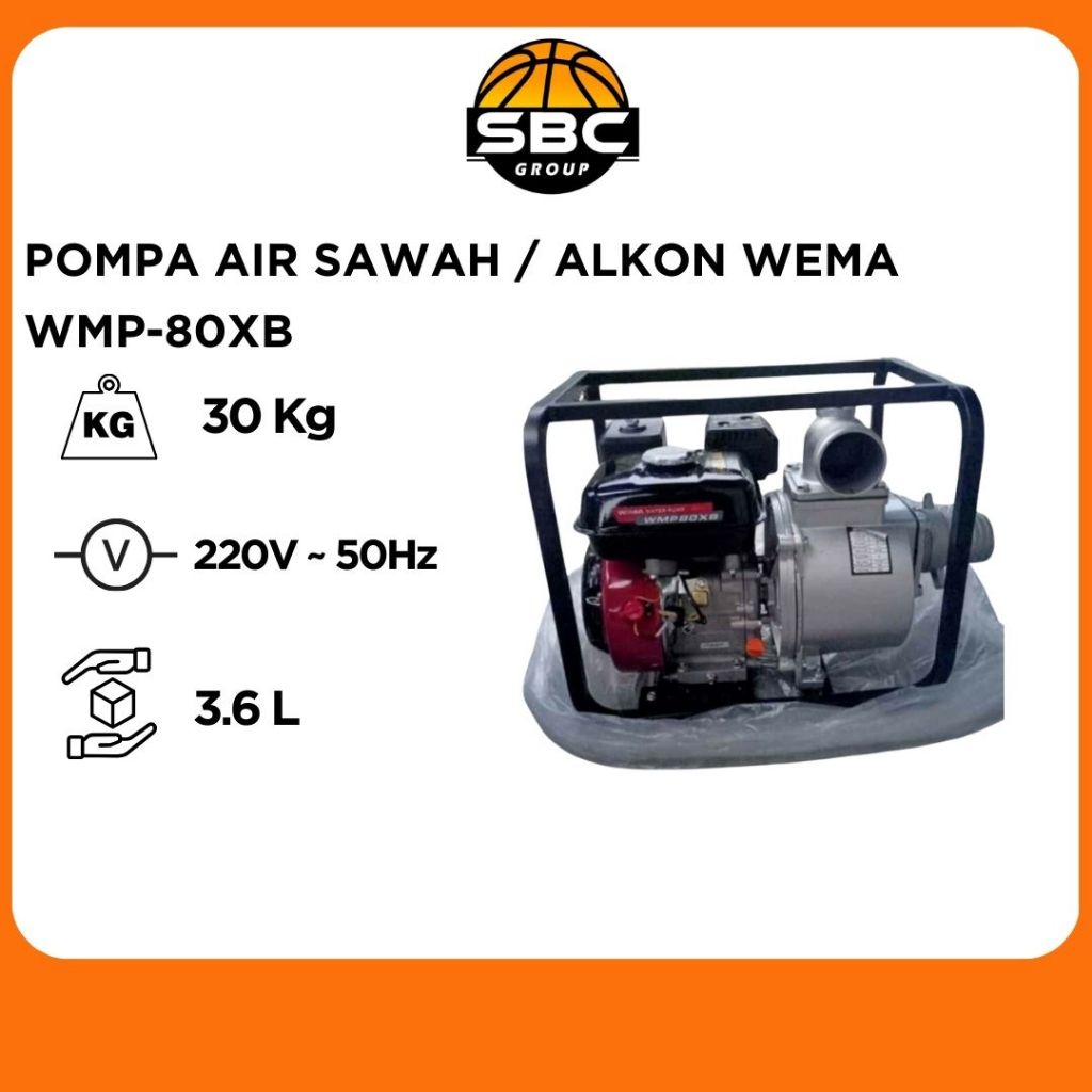 POMPA AIR SAWAH / ALKON WEMA WMP-80XB