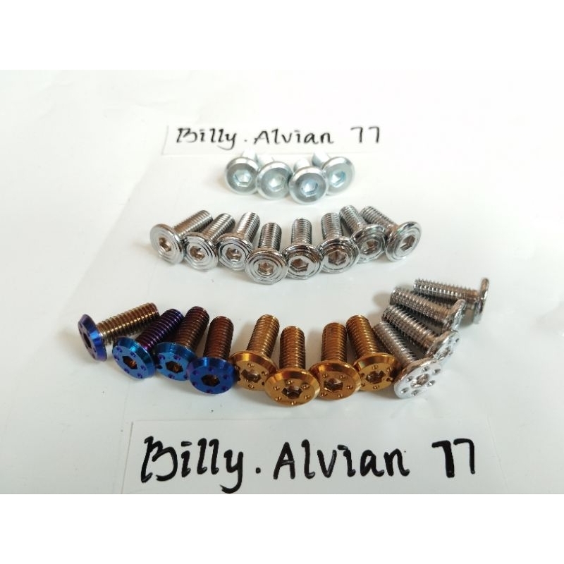 Paket Baut Piringan Cakram Probol HENG Bisa Depa Dan Belakang Motor Beat