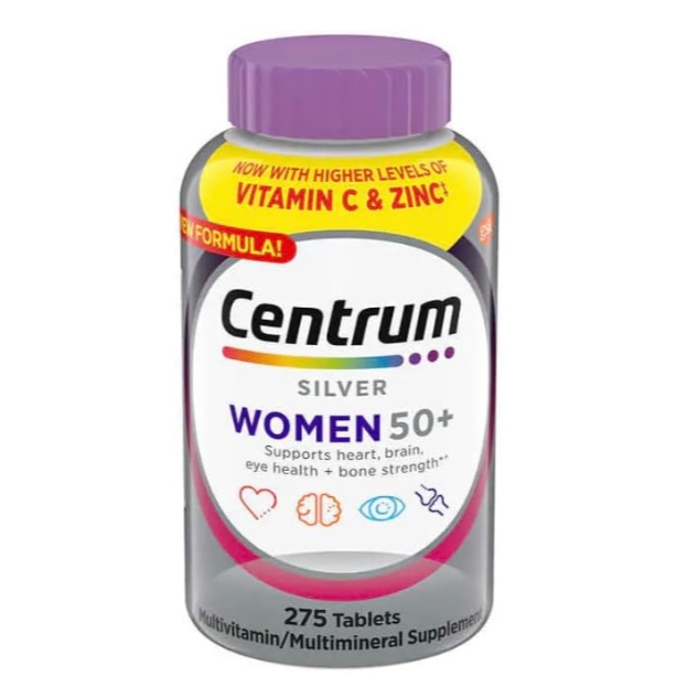 Centrum Silver Women's Multivitamin for Women 50 Plus. 275 tablets. Original USA