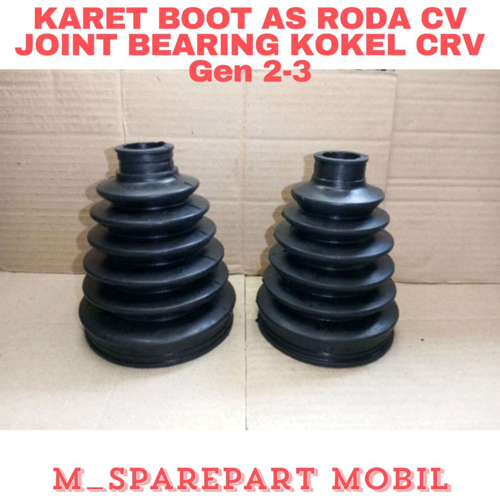SPAREPART MOBIL PREMIUM KARET BOOT AS RODA BREARING CV JOINT CRV GEN 2-3