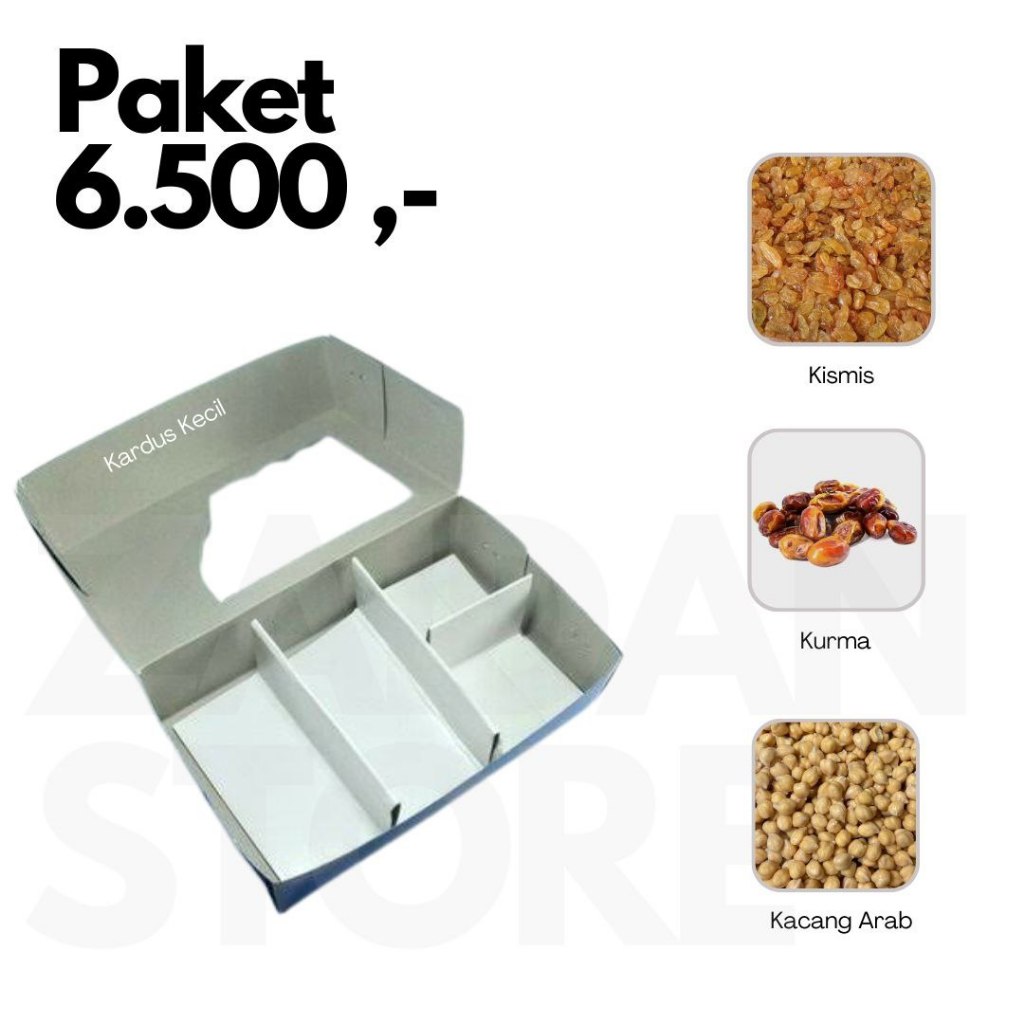 

PAKET OLEH OLEH HAJI DAN UMROH - KISMIS KURMA KACANG ARAB