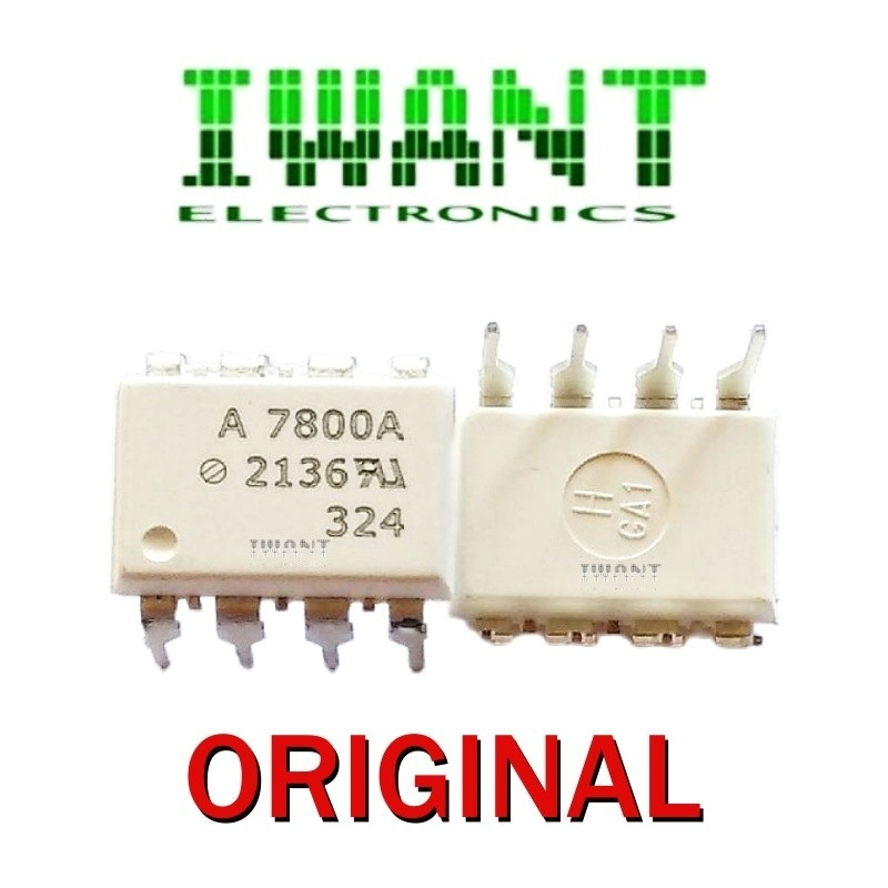 A7800 IC A 7800 DIP-8PIN IC HCPL7800 ORIGINAL IC HP7800 IC A7800A ORIGINAL HP7800A A7800 7800A IC HC
