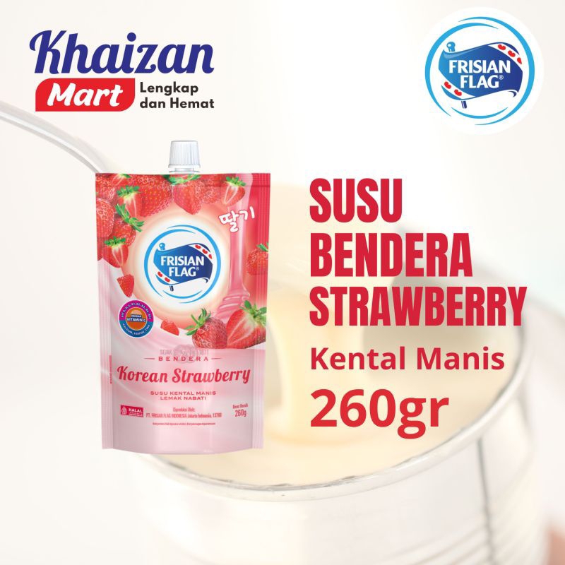 

SUSU BENDERA FRISIAN FLAG KEMASAN POUCH EKONOMIS 260GR