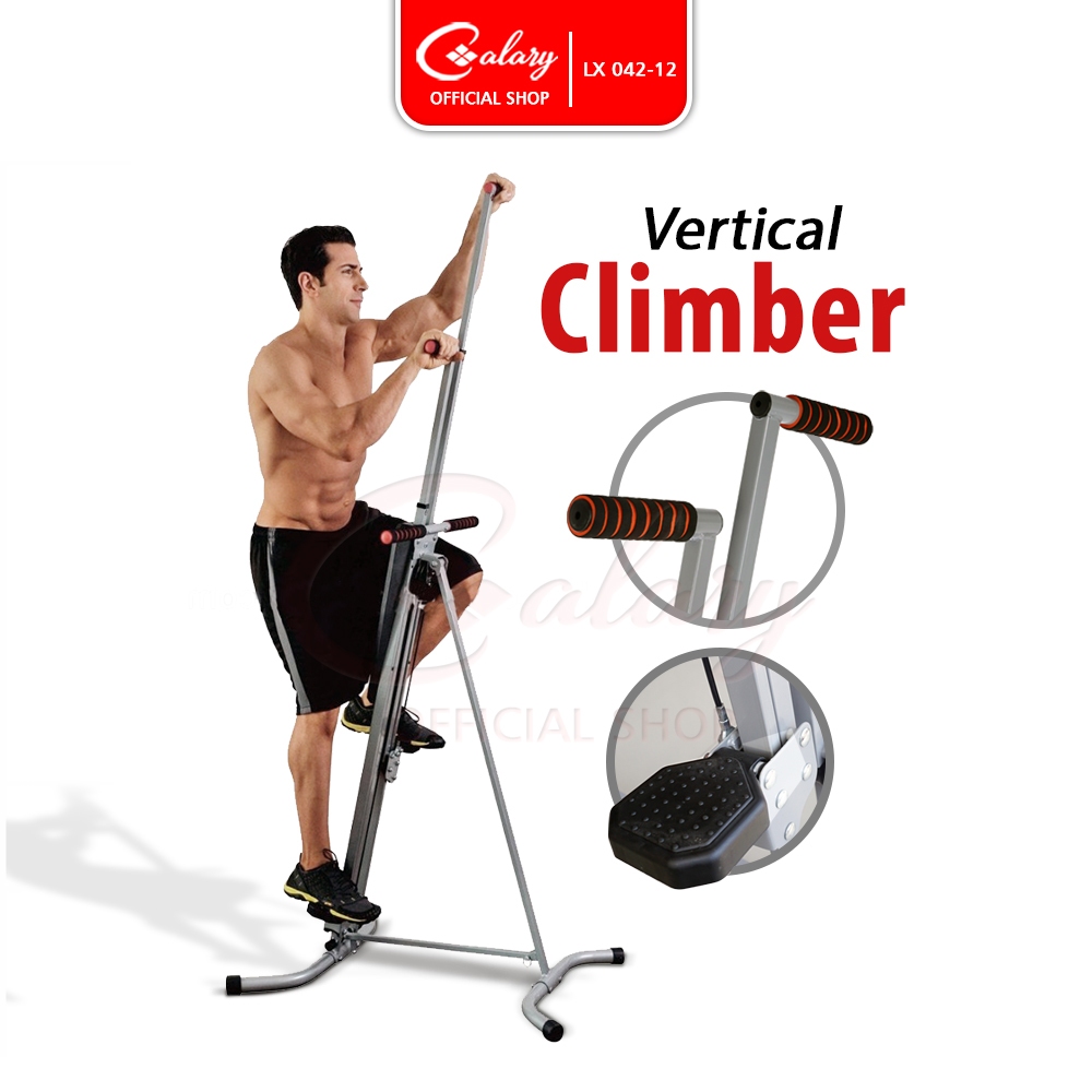 CALARY Vertical Climber Fitness Gym Olahraga Naik Gunung Vertical Climbers Unisex 042-12