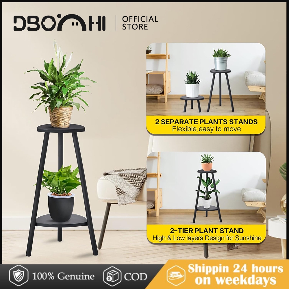 DBODHI Rak Meja Susun Aesthetic Tanaman Rak Bunga Rak Tanaman Rak rak taman tanaman pot holder meja