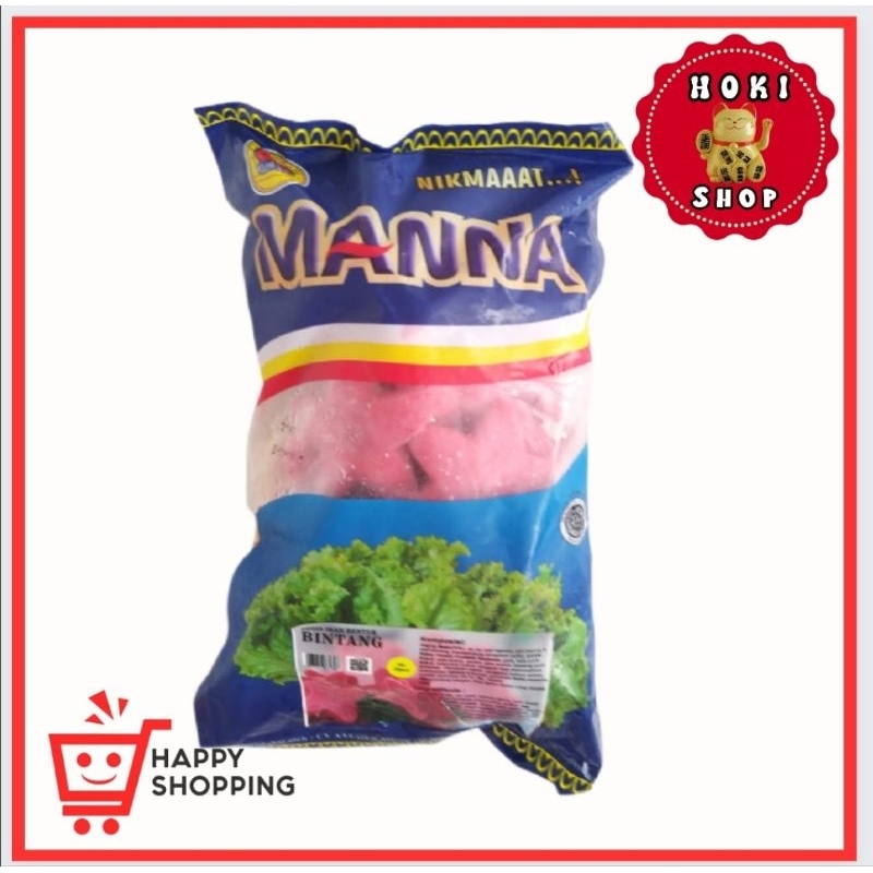 

[INSTAN ONLY] MANNA Sosis Ikan Bentuk Bintang 32pcs - 500gr / Bakso Ikan Bintang Frozen Food