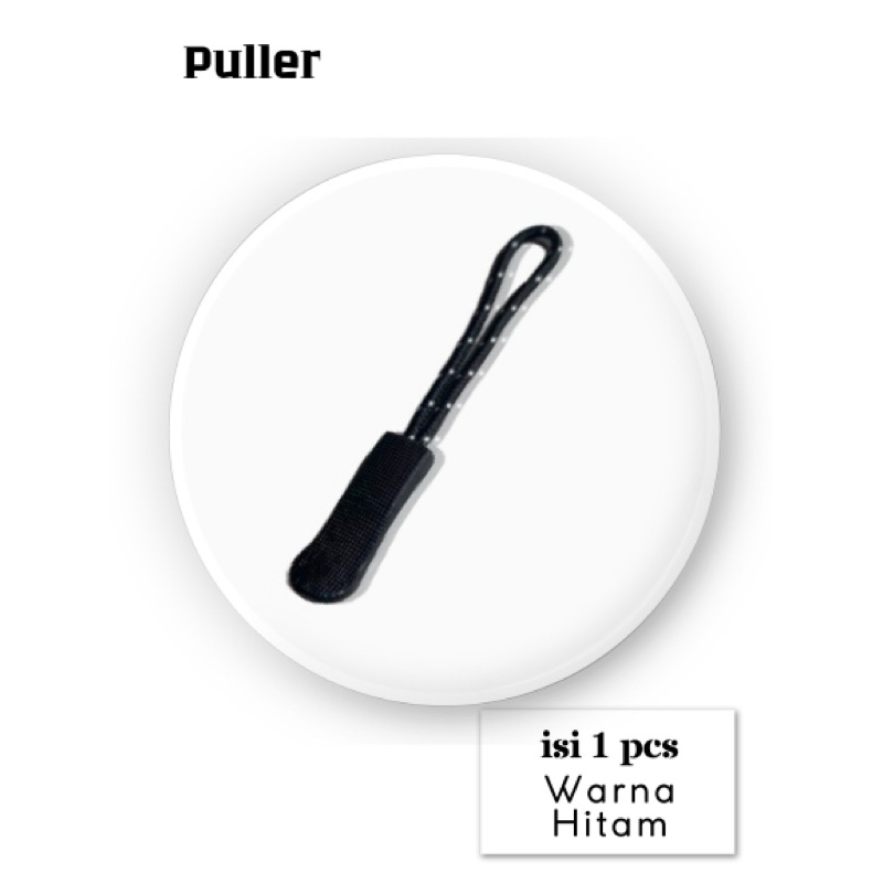 puller zipper / tarikan zipper puller rope