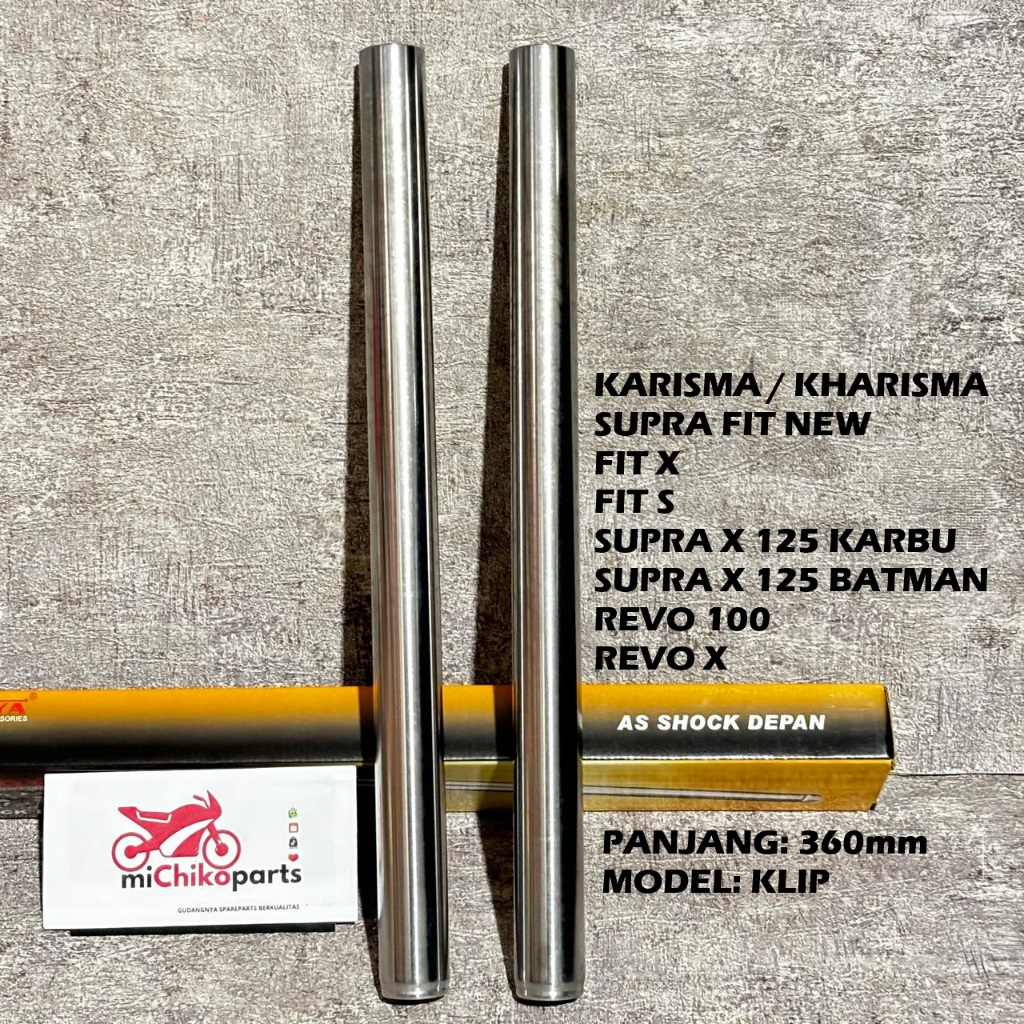Pipa As Shock Skok Garpu Depan Supra X 125 Karbu Batman Supra Fit New Fit X S Revo Lama 100 Karisma 