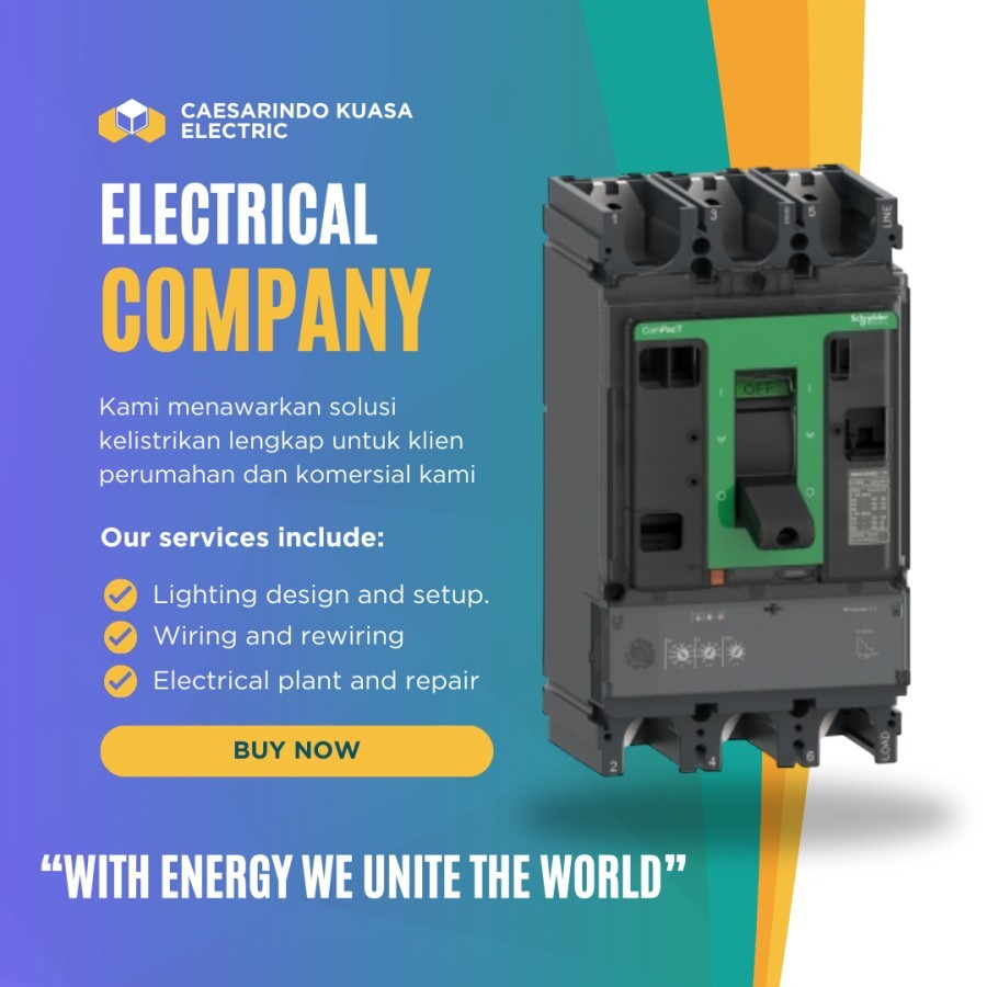 MCCB 400A SCHNEIDER NSX400F CF0F32D400 400AMPER 3PAS 400AMPERE 3PHASE 3P 3POLE CIRCUIT BREAKER COMPA