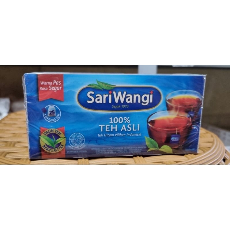 

TEH SARIWANGI TEH CELUP 25 KANTONG
