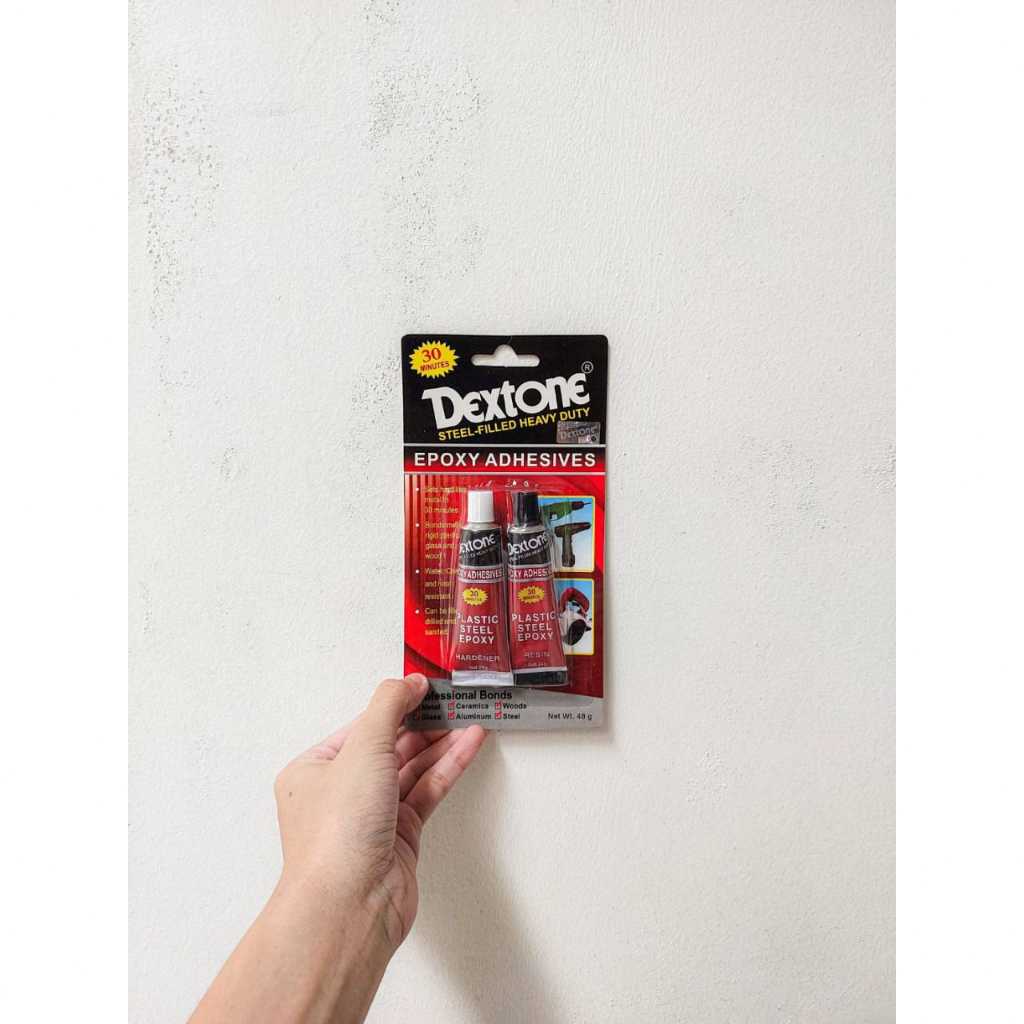 Lem EPOXY Adhesive Original 48 g  Besi / Keramik / Kayu / Kaca, / Alumunium / Logam
