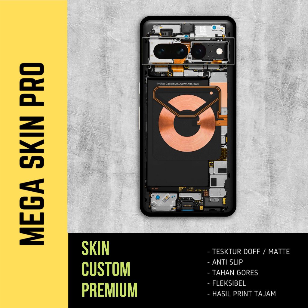 Skin Protector Google Pixel 7 Pro Full body - isi 2 buah - teardown mesin