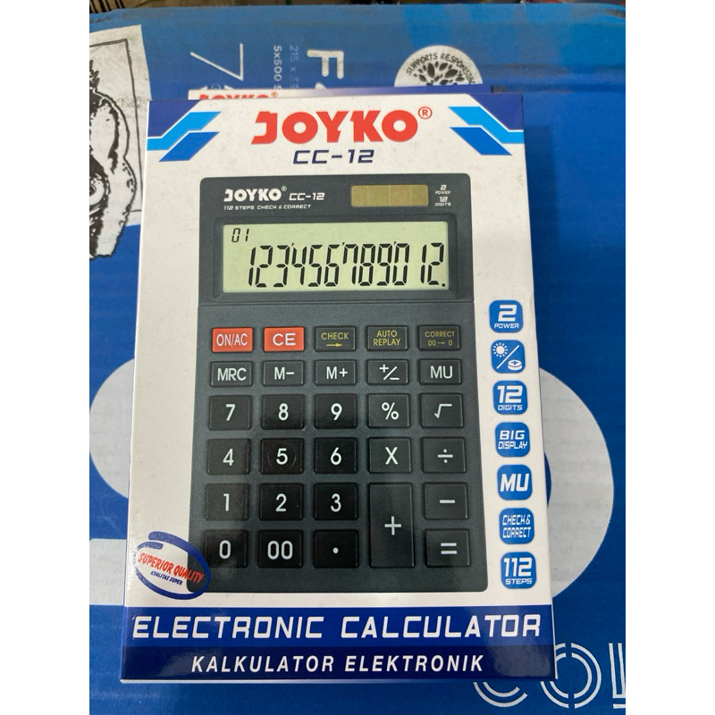 KALKULATOR CC-12 12 DIGIT JOYKO MURAH