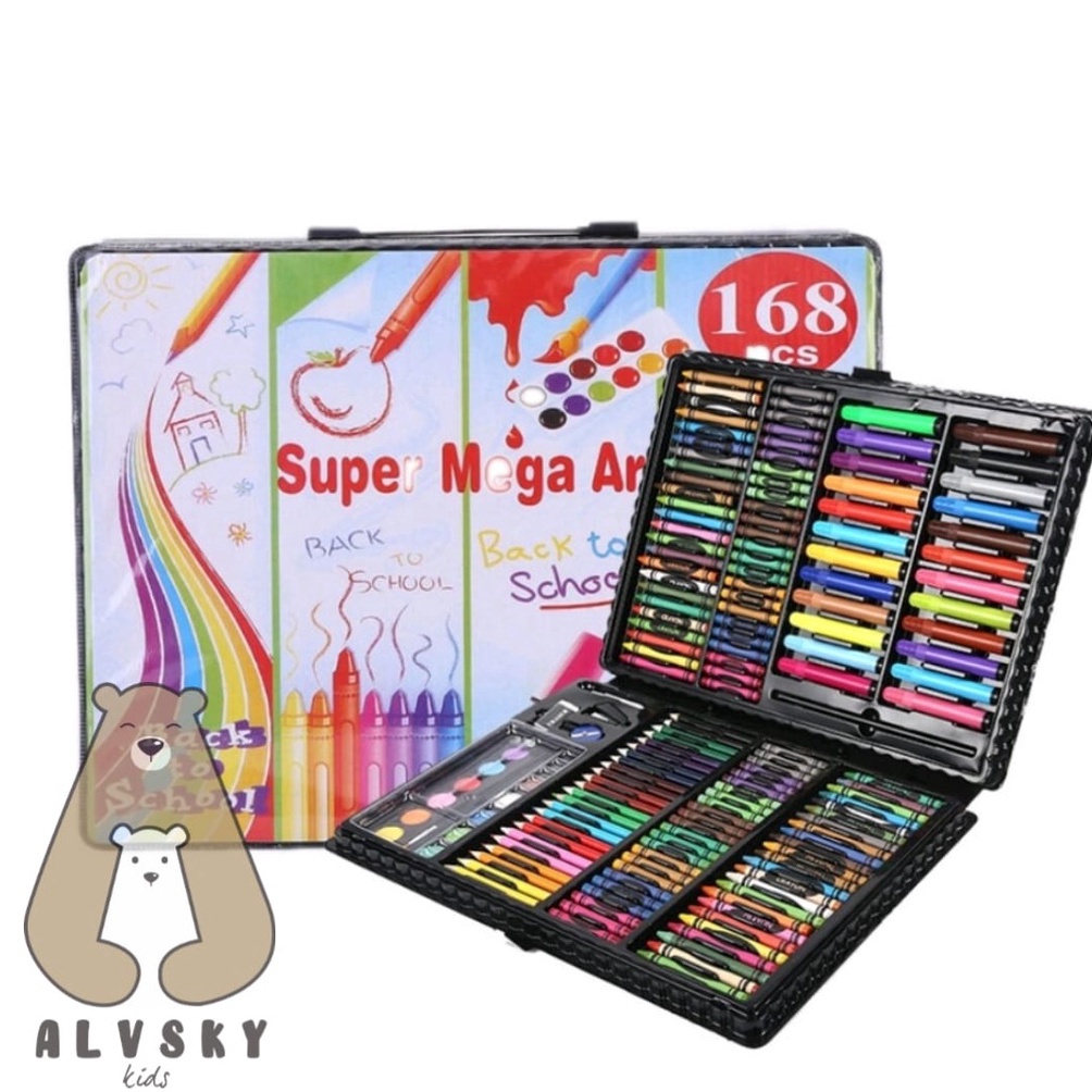 

KODE O6S4 CRAYON SET 168 PCS KRAYON MEWARNAI ANAK 168 PCS PENSIL WARNA SET 168 PCS KRAYON 15 PCS
