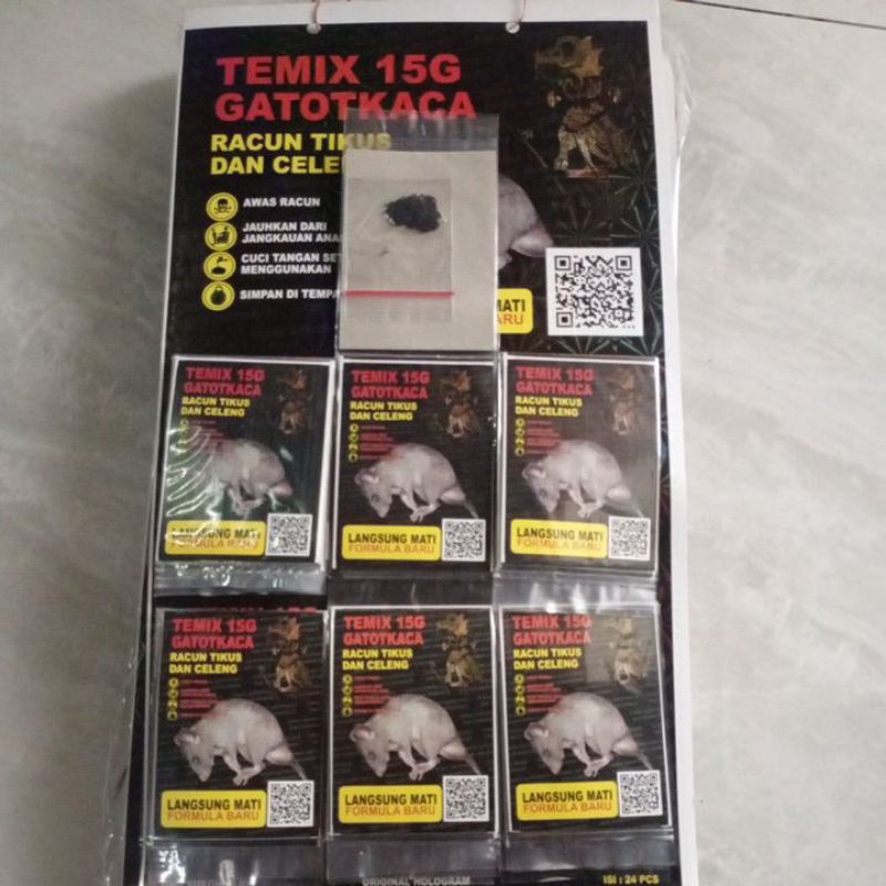 TEMIK GATOTKACA RACUN TIKUS DAN CELENG 1 lembar 24 sachet