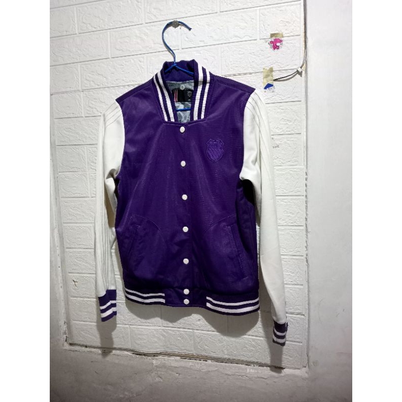 PL JAKET VARSITY K-SWISS SIZE S