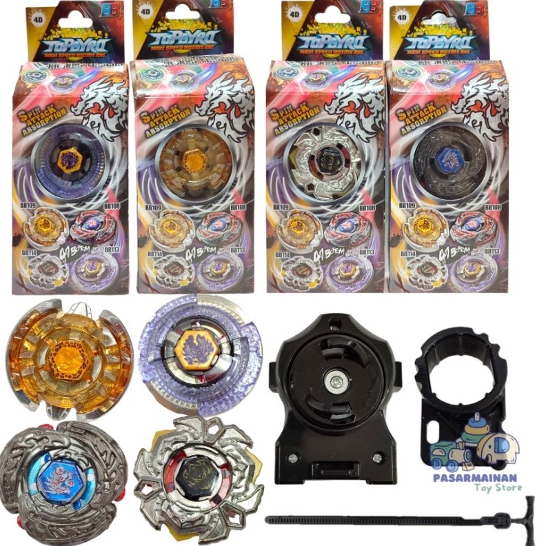 Gasing Beyblade Burst Topgyro Set launcher Mainan Gangsing Murah KODE H3A3