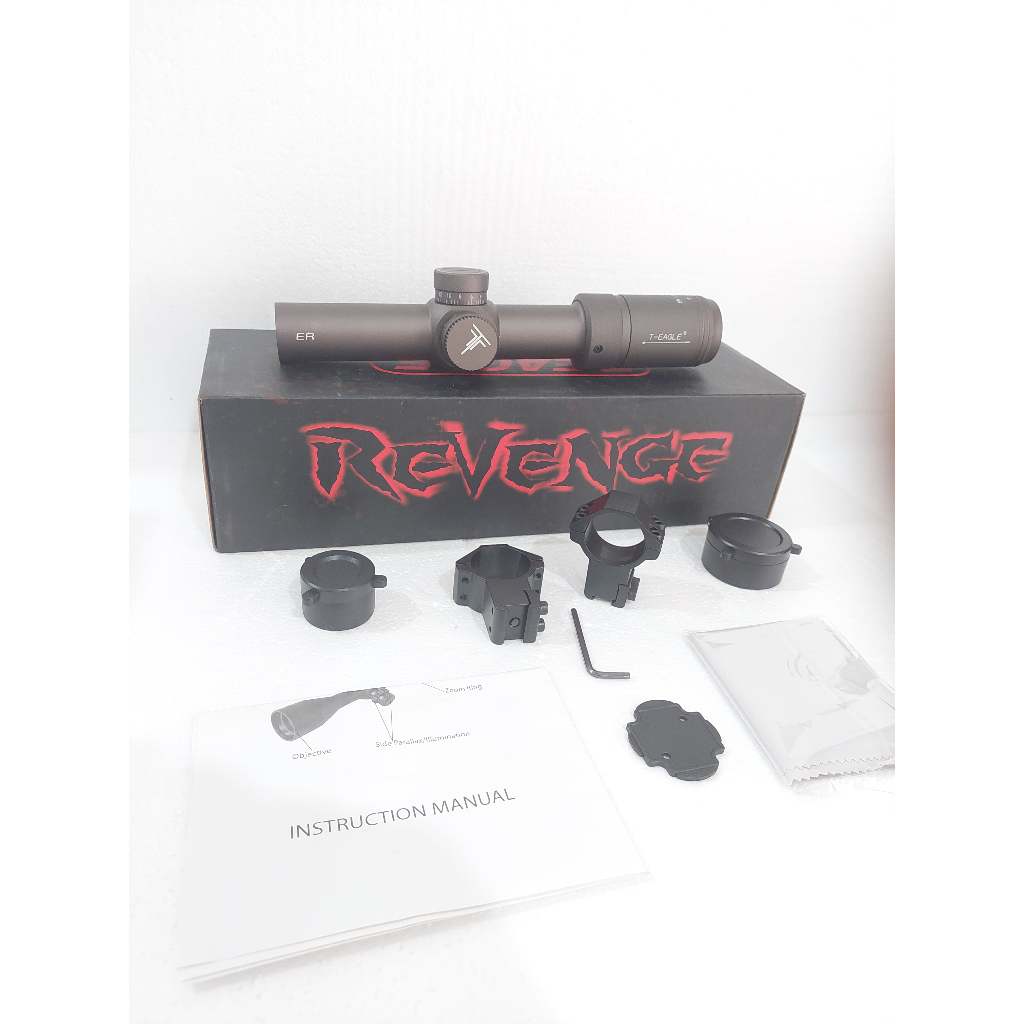 Teleskop Buntung T-Eagle ER 1.2-6x24 IR warna Bronze