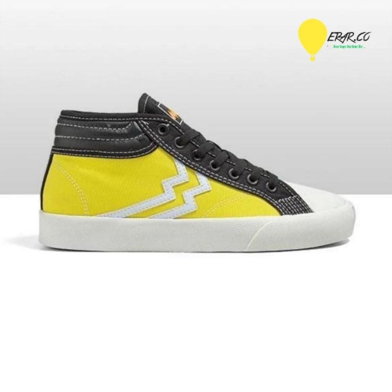 Geoff Max - Maverick Mid Yellow | Shoes Vulcanized | Sepatu | Sneakers | Sepatu Pria wanita