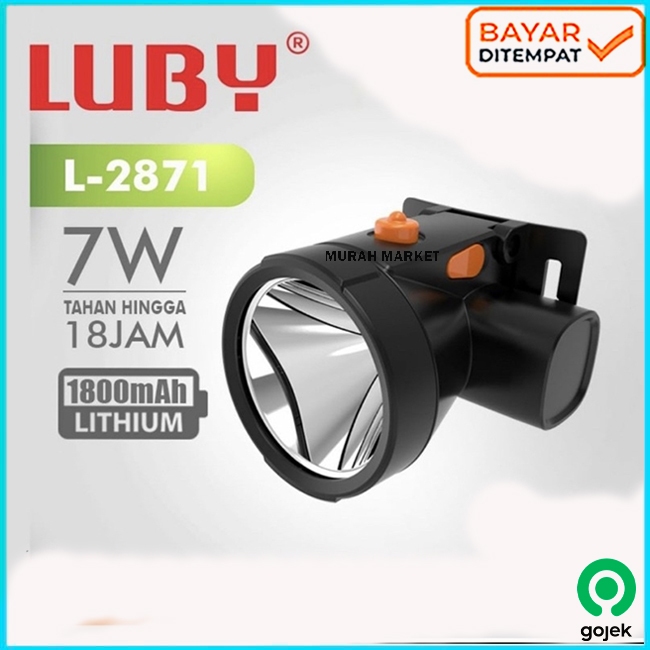 Senter Kepala LUBY L-2871/ LUBY 2871/ L2871/ Senter Kepala Kecil Murah