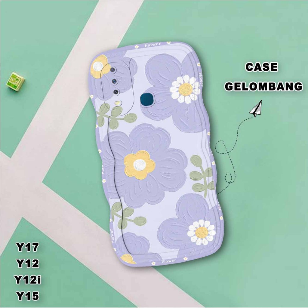 Softase Gelombang  Vivo Y17- Vivo Y12 - Vivo y12i - Vivo Y15  Casing Hp - Gelombang Vivo Y17- Vivo Y